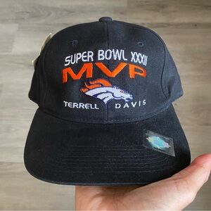 Super Bowl XXXII -Terrell Davis-MVP Hat-Denver Broncos-NWT